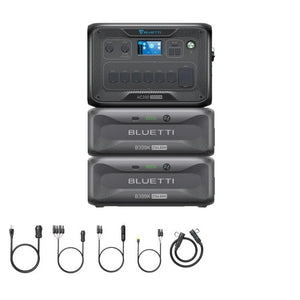 Bluetti AC300 3,072Wh/ 3,000W Solar Kits - Portable Power Station + Choose Your Custom Bundle | Complete Solar Generator Kit