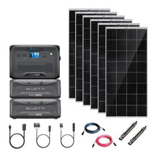 Load image into Gallery viewer, Bluetti AC300 3,072Wh/ 3,000W Solar Kits - Portable Power Station + Choose Your Custom Bundle | Complete Solar Generator Kit