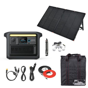 Anker SOLIX C1000X 1056Wh / 1800W Portable Power Station + Choose Your Custom Bundle | Complete Solar Kit