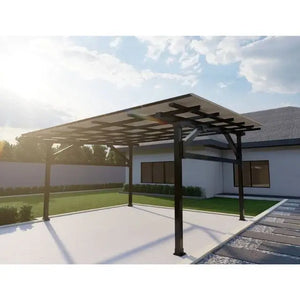 CRX Carport - Residential | Steel | All-Black | 12-Panels Per Carport | Fully Expandable
