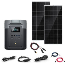 Load image into Gallery viewer, EcoFlow DELTA 2 [MAX] - 2,400W / 2,048Wh Portable Power Station + Choose Your Custom Bundle | Complete Solar Kit | 2023 DELTA 2 MAX Model