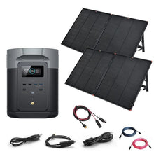 Load image into Gallery viewer, EcoFlow DELTA 2 [MAX] - 2,400W / 2,048Wh Portable Power Station + Choose Your Custom Bundle | Complete Solar Kit | 2023 DELTA 2 MAX Model