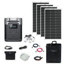 Load image into Gallery viewer, EcoFlow DELTA 1,800W / 1,300Wh Solar Kit / Portable Power Station + Choose Your Custom Bundle | Complete Solar Generator Kit