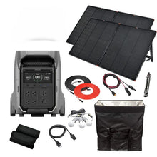 Load image into Gallery viewer, EcoFlow DELTA PRO 3 - 4,096Wh / 4,000W Portable Power Station + Choose Custom Solar Panel Bundle Option | 5-Year Warranty | Complete Solar Kit