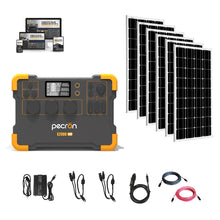 Load image into Gallery viewer, Pecron E2000LFP [Expandable] 2000W / 1,920Wh Portable Power Station + Choose Your Custom Bundle | 5 Year Warranty | Complete Solar Generator Kit | Up to 8064Wh Capacity