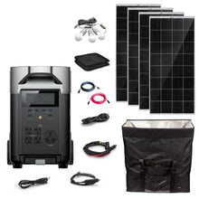 Load image into Gallery viewer, EcoFlow DELTA PRO 120V Solar Kits - 3,600Wh / 3,600W Portable Power Station + Choose Your Custom Bundle Option | Complete Solar Kit | 5-Year Warranty