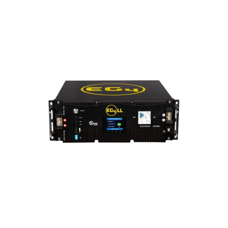 EG4®-LL-S 48V / 100AH Lithium Battery | 5.12kWh Server Rack Battery | 10-Year Warranty