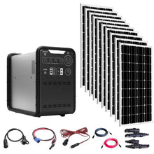 Load image into Gallery viewer, Hysolis MPS3K 4,500Wh / 3,000W Portable Power Station Setup + Choose Your Custom Bundle Option | Complete Solar Kit