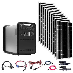 Hysolis MPS3K 4,500Wh / 3,000W Portable Power Station Setup + Choose Your Custom Bundle Option | Complete Solar Kit