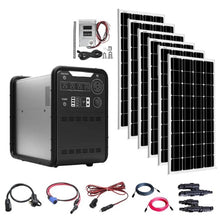 Load image into Gallery viewer, Hysolis MPS3K 4,500Wh / 3,000W Portable Power Station Setup + Choose Your Custom Bundle Option | Complete Solar Kit