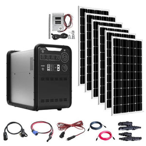 Hysolis MPS3K 4,500Wh / 3,000W Portable Power Station Setup + Choose Your Custom Bundle Option | Complete Solar Kit