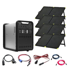 Load image into Gallery viewer, Hysolis MPS3K 4,500Wh / 3,000W Portable Power Station Setup + Choose Your Custom Bundle Option | Complete Solar Kit