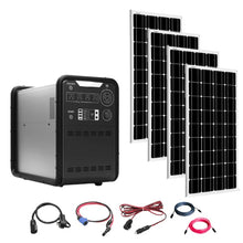 Load image into Gallery viewer, Hysolis MPS3K 4,500Wh / 3,000W Portable Power Station Setup + Choose Your Custom Bundle Option | Complete Solar Kit