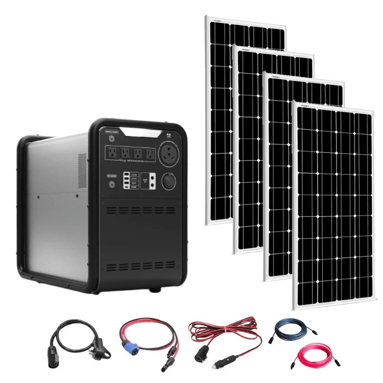 Hysolis MPS3K 4,500Wh / 3,000W Portable Power Station Setup + Choose Your Custom Bundle Option | Complete Solar Kit