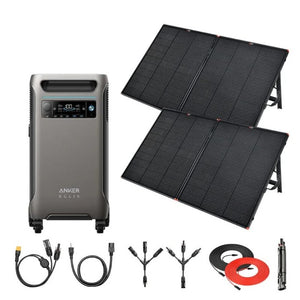 Anker F3800 - 3,840Wh / 6,000W Solar Power Station | 1,600W Solar Input | Choose Your Custom Bundle | 5-Year Warranty | Complete Solar Kit