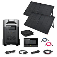 Load image into Gallery viewer, EcoFlow DELTA PRO 120V Solar Kits - 3,600Wh / 3,600W Portable Power Station + Choose Your Custom Bundle Option | Complete Solar Kit | 5-Year Warranty