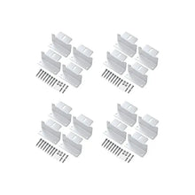 Load image into Gallery viewer, Z-Bracket Sets for Mounting Solar Panels (Choose # of Panels) | 4 x Brackets Per Solar Panel [One Per Corner] | High-Quality Anodized Aluminum