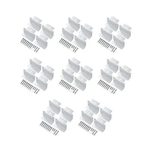 Z-Bracket Sets for Mounting Solar Panels (Choose # of Panels) | 4 x Brackets Per Solar Panel [One Per Corner] | High-Quality Anodized Aluminum