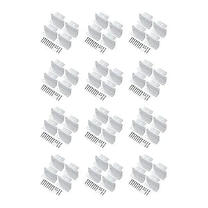 Z-Bracket Sets for Mounting Solar Panels (Choose # of Panels) | 4 x Brackets Per Solar Panel [One Per Corner] | High-Quality Anodized Aluminum
