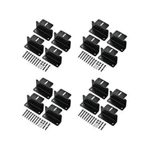 Load image into Gallery viewer, Z-Bracket Sets for Mounting Solar Panels (Choose # of Panels) | 4 x Brackets Per Solar Panel [One Per Corner] | High-Quality Anodized Aluminum